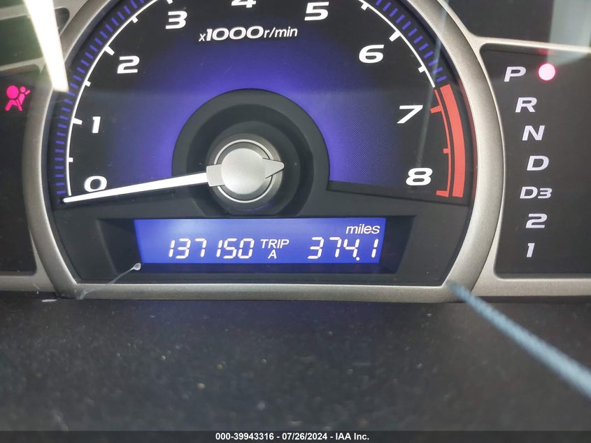 2009 Honda Civic Ex VIN: 2HGFA16809H309245 Lot: 39943316