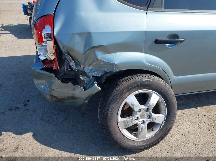 2005 Hyundai Tucson Gl VIN: KM8JM12B45U152629 Lot: 39943357