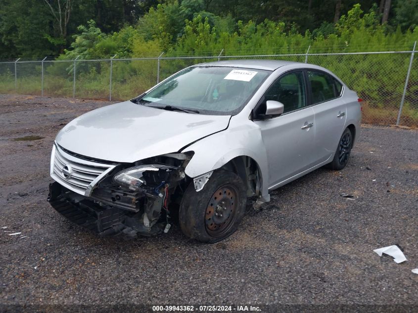 2015 Nissan Sentra S VIN: 3N1AB7APXFY349994 Lot: 39943362