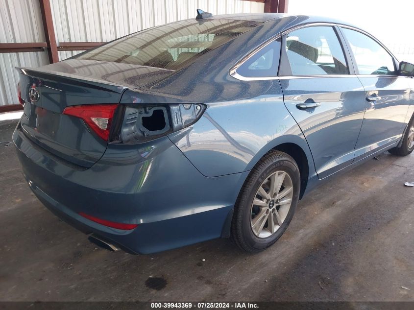 2015 Hyundai Sonata Se VIN: 5NPE24AF8FH169687 Lot: 39943369