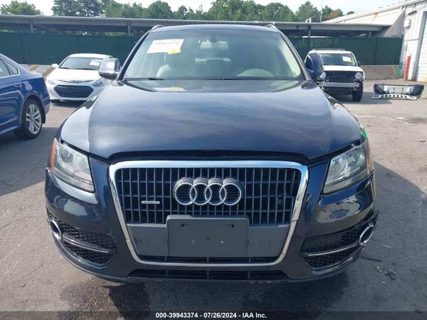 2012 Audi Q5 2.0T Premium VIN: WA1CFAFPXCA130771 Lot: 39943374