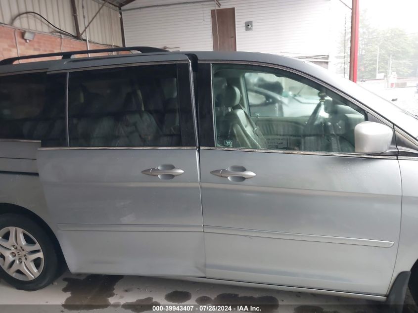 2007 Honda Odyssey Ex-L VIN: 5FNRL38667B080005 Lot: 39943407