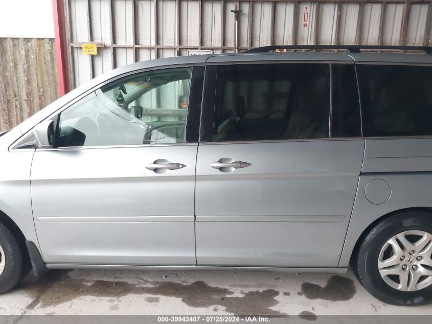 2007 Honda Odyssey Ex-L VIN: 5FNRL38667B080005 Lot: 39943407