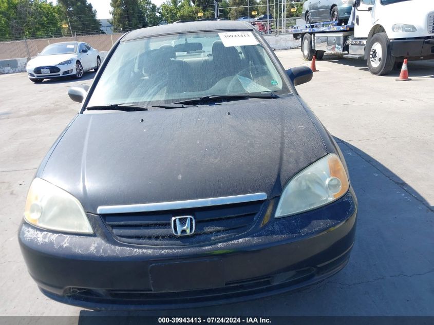 2003 Honda Civic Lx VIN: 2HGES16553H605335 Lot: 39943413