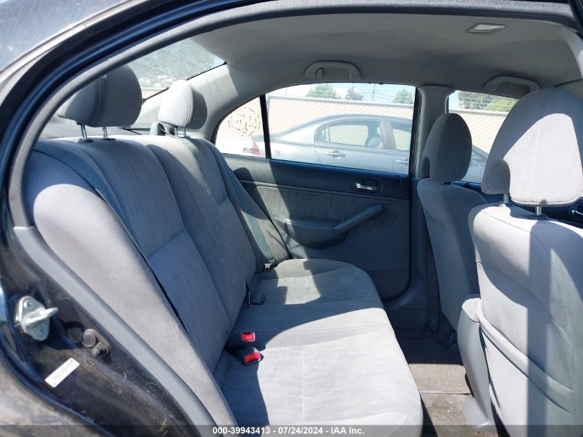 2003 Honda Civic Lx VIN: 2HGES16553H605335 Lot: 39943413