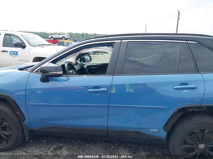 4T3E6RFV5NU070186 2022 Toyota Rav4 Hybrid Xse