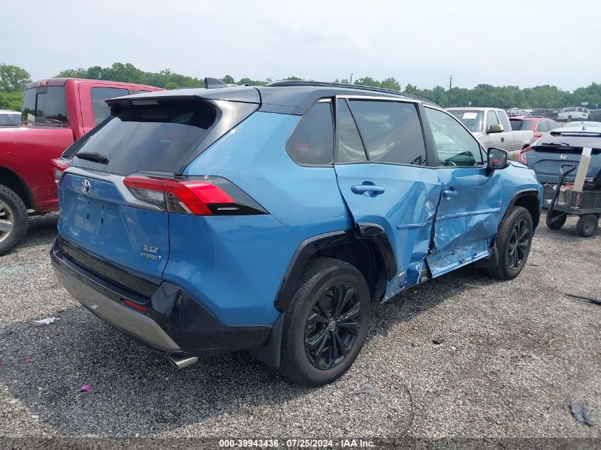 4T3E6RFV5NU070186 2022 Toyota Rav4 Hybrid Xse