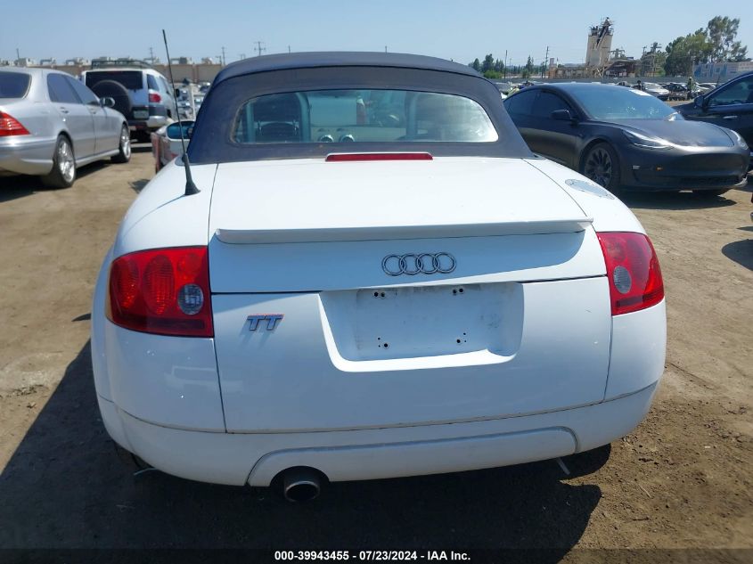 2003 Audi Tt 1.8L VIN: TRUTC28N231006838 Lot: 39943455