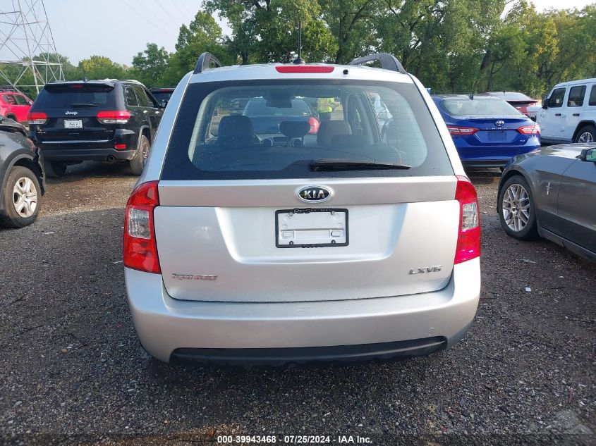 2009 Kia Rondo Lx V6 VIN: KNAFG526197252815 Lot: 39943468