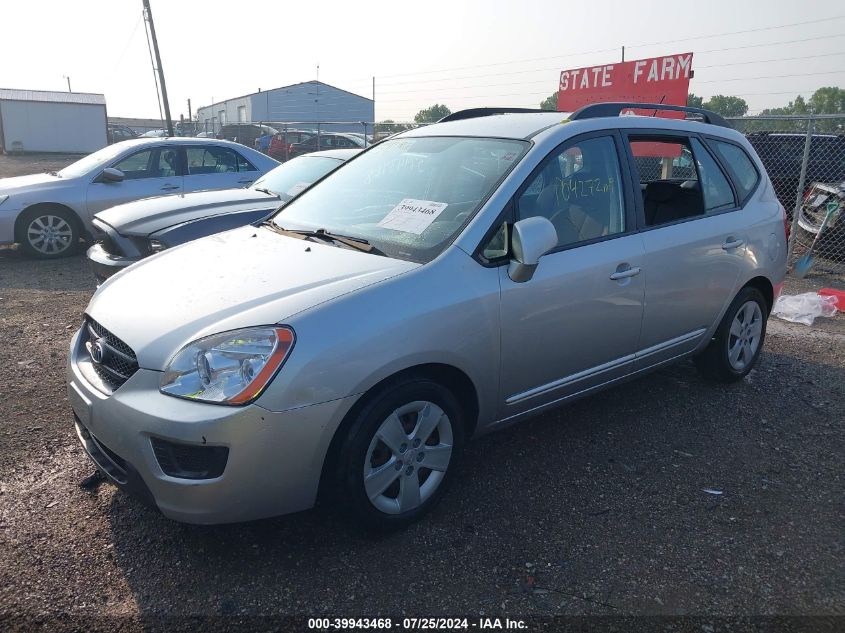 2009 Kia Rondo Lx V6 VIN: KNAFG526197252815 Lot: 39943468