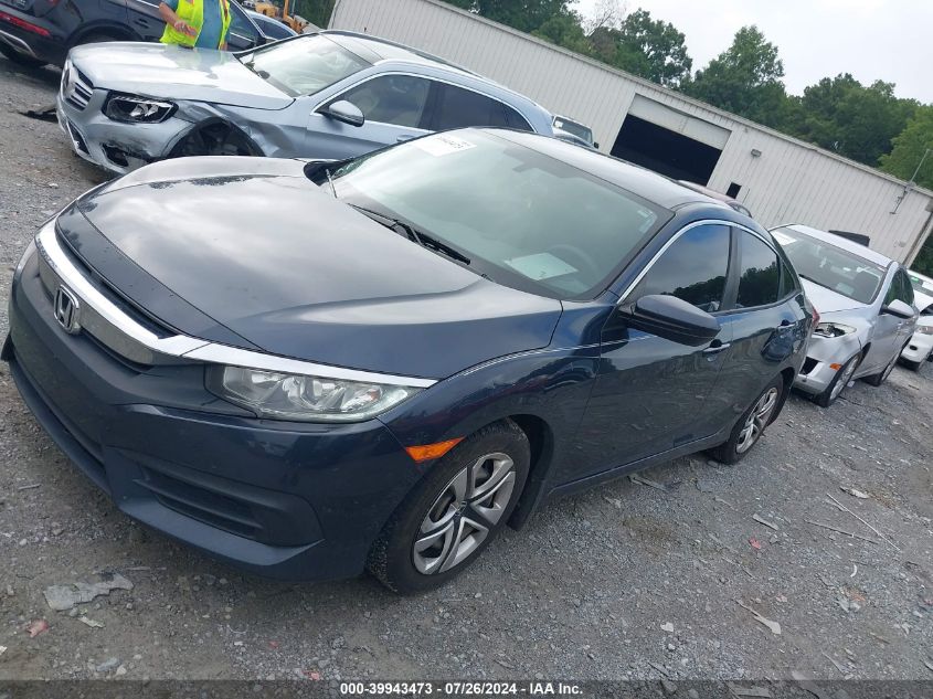 2018 Honda Civic Lx VIN: 19XFC2F55JE010189 Lot: 39943473