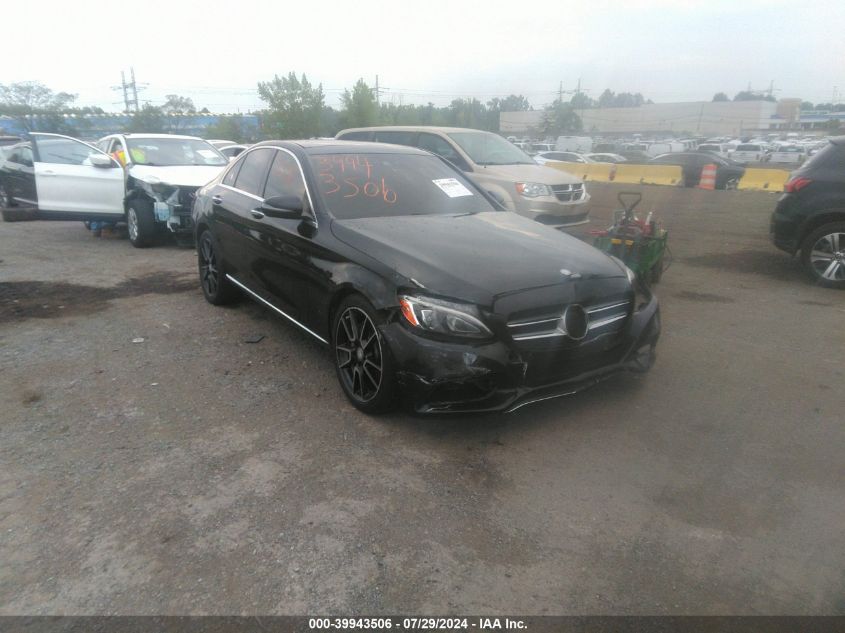 55SWF4KB5HU188542 2017 MERCEDES-BENZ C CLASS - Image 1