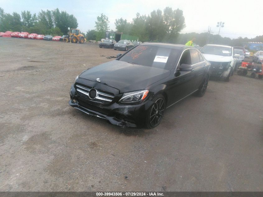 55SWF4KB5HU188542 2017 MERCEDES-BENZ C CLASS - Image 2