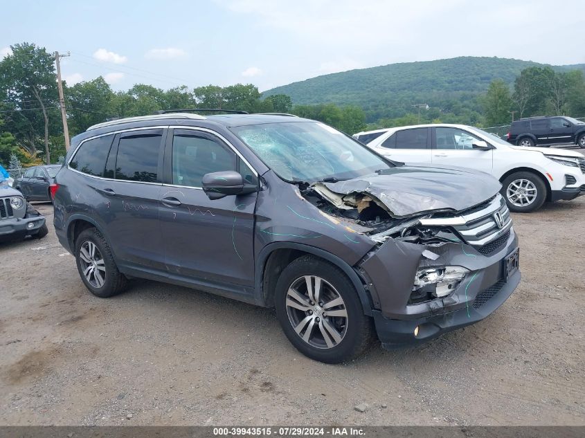 2017 Honda Pilot Ex-L VIN: 5FNYF6H5XHB048140 Lot: 39943515