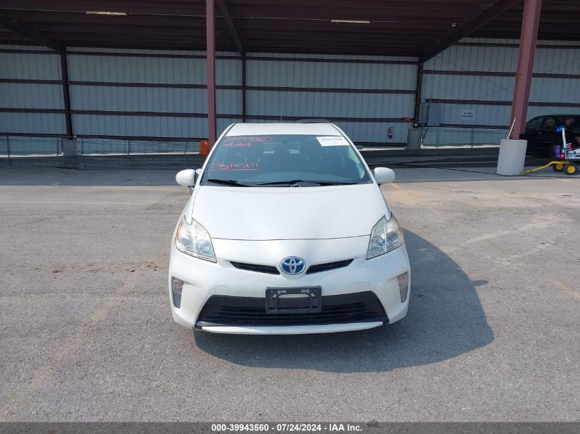 2015 Toyota Prius Three VIN: JTDKN3DU6F0396906 Lot: 39943560