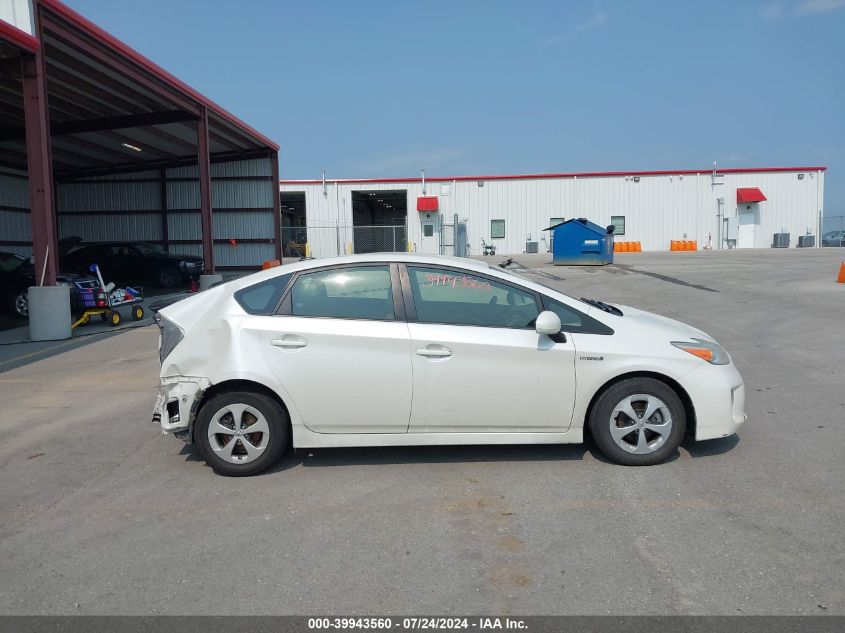 2015 Toyota Prius Three VIN: JTDKN3DU6F0396906 Lot: 39943560