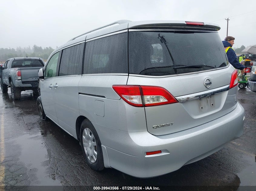 2012 Nissan Quest S VIN: JN8AE2KP8C9047714 Lot: 39943566