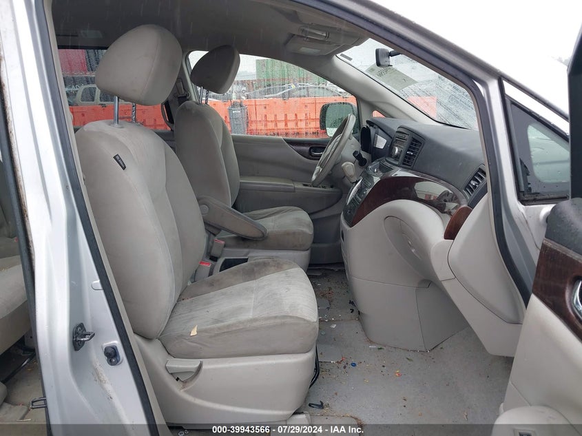 2012 Nissan Quest S VIN: JN8AE2KP8C9047714 Lot: 39943566