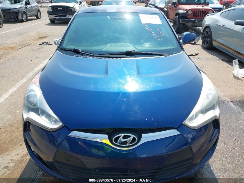 2016 Hyundai Veloster VIN: KMHTC6AD5GU300642 Lot: 39943576