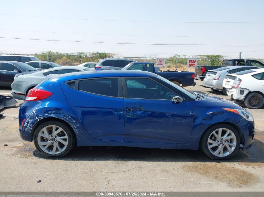 2016 Hyundai Veloster VIN: KMHTC6AD5GU300642 Lot: 39943576