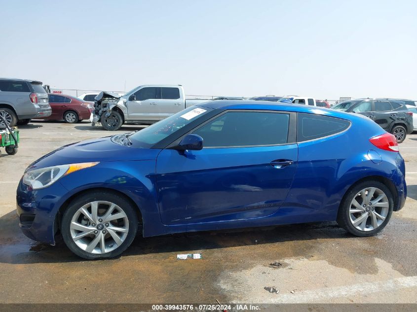 2016 Hyundai Veloster VIN: KMHTC6AD5GU300642 Lot: 39943576