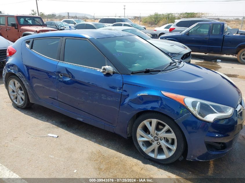 2016 Hyundai Veloster VIN: KMHTC6AD5GU300642 Lot: 39943576