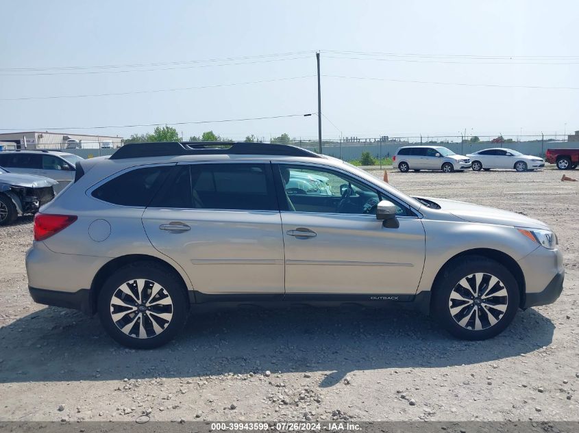 2016 Subaru Outback 2.5I Limited VIN: 4S4BSANC2G3357938 Lot: 39943599