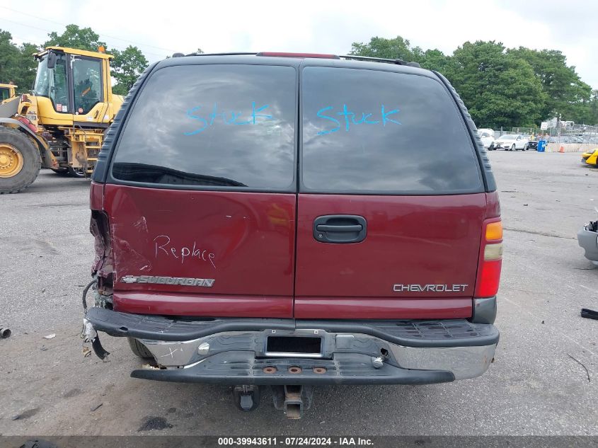 2000 Chevrolet Suburban 1500 Ls VIN: 3GNFK16T9YG130630 Lot: 39943611