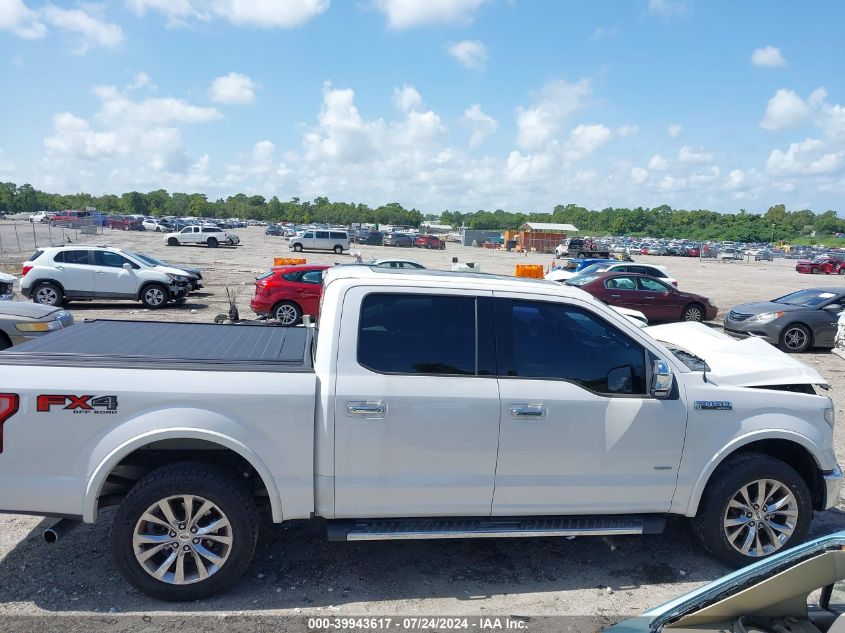 2016 Ford F150 Supercrew VIN: 1FTEW1EG5GKE53495 Lot: 39943617