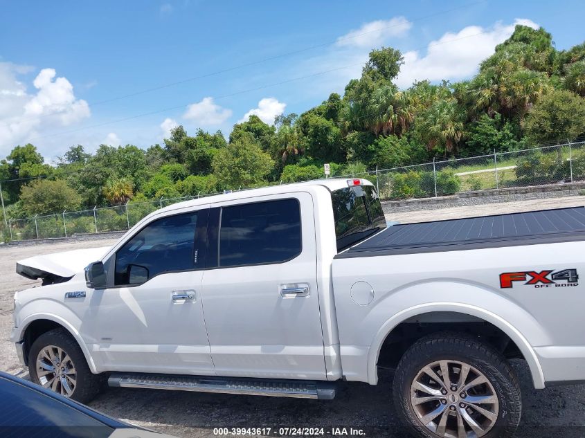 2016 Ford F150 Supercrew VIN: 1FTEW1EG5GKE53495 Lot: 39943617