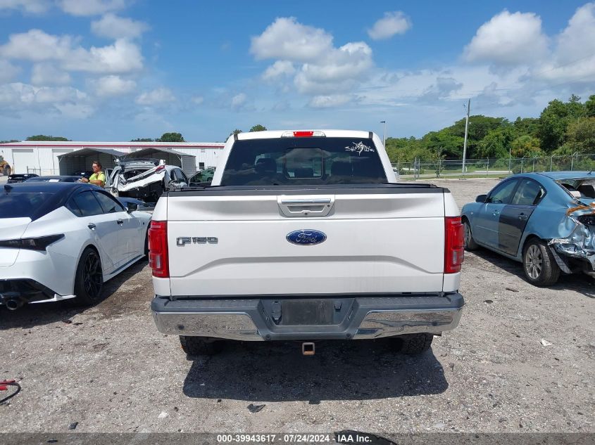 2016 Ford F150 Supercrew VIN: 1FTEW1EG5GKE53495 Lot: 39943617