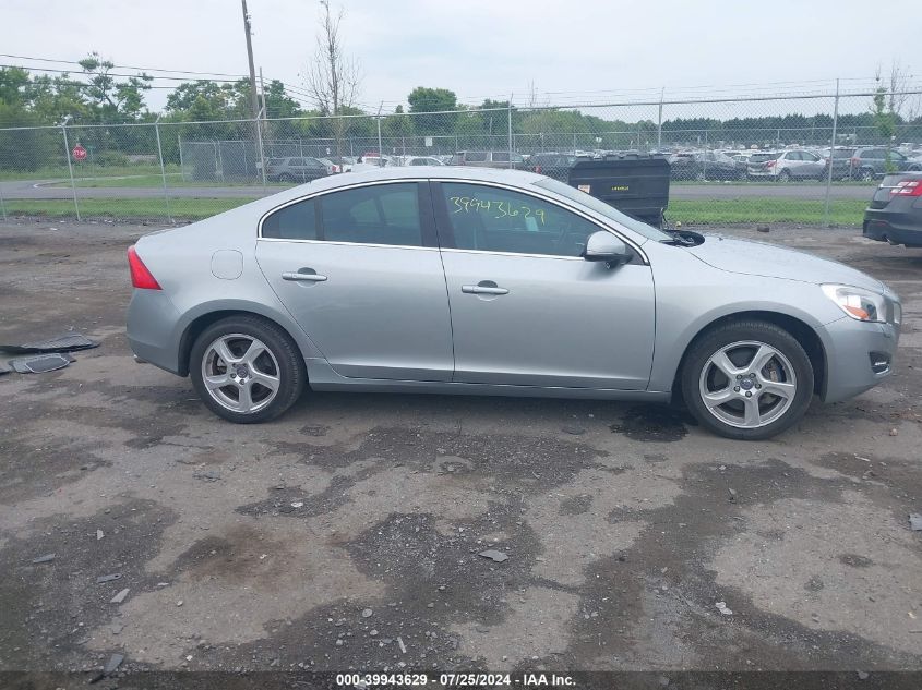 2013 Volvo S60 T5 VIN: YV1612FS8D1228205 Lot: 39943629