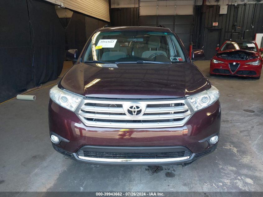 2012 Toyota Highlander Base V6 VIN: 5TDBK3EH4CS175114 Lot: 39943662