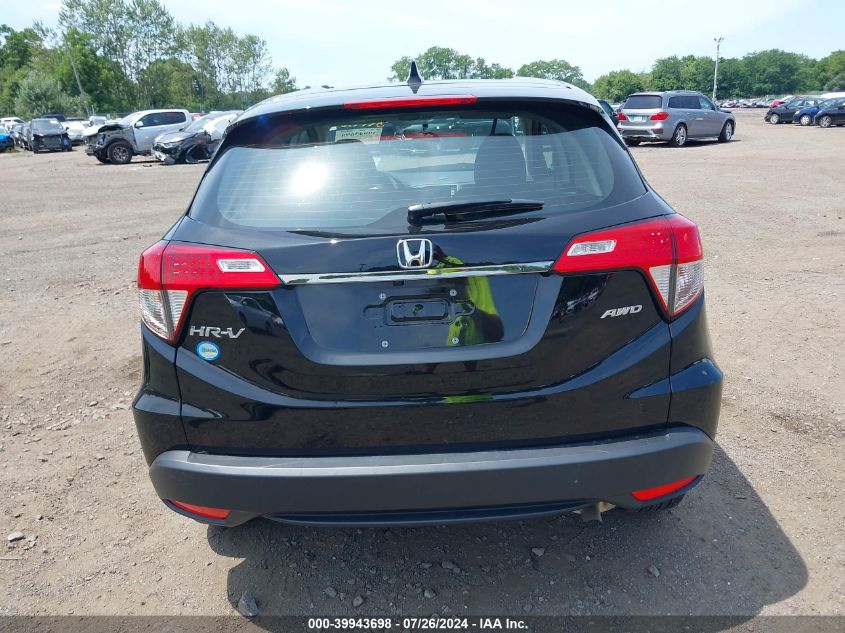 2022 Honda Hr-V Awd Lx VIN: 3CZRU6H3XNM736391 Lot: 39943698