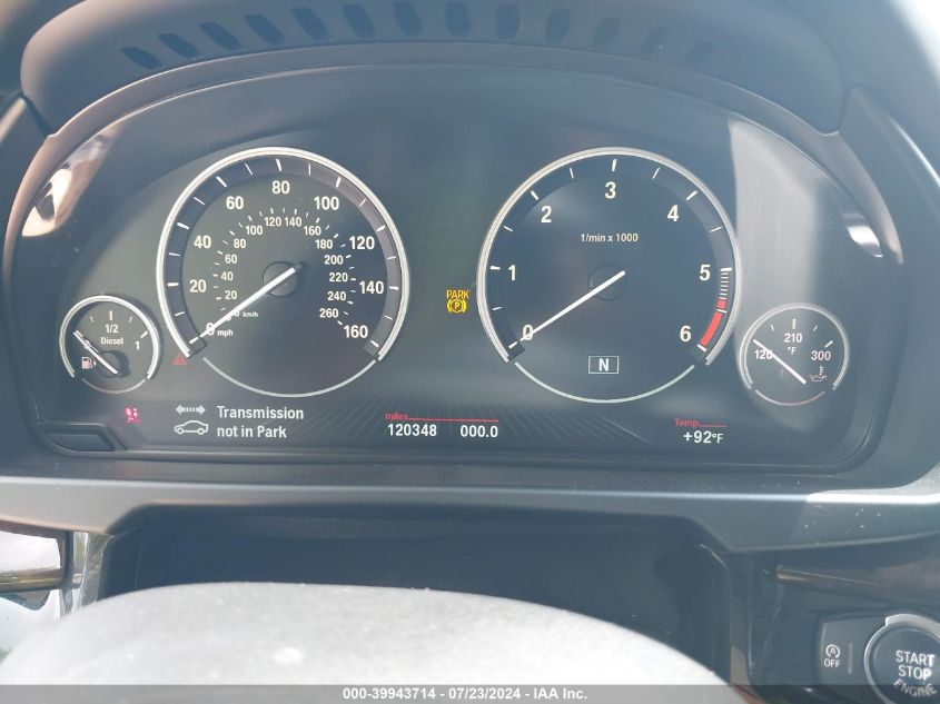 2014 BMW X5 xDrive35D VIN: 5UXKS4C5XE0C06663 Lot: 39943714