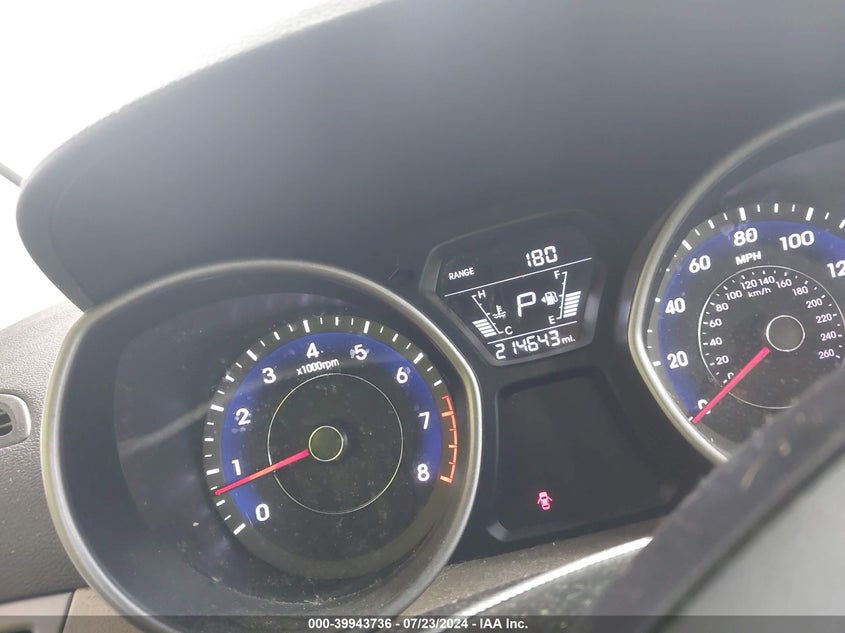 2014 Hyundai Elantra Se VIN: 5NPDH4AE2EH457933 Lot: 39943736