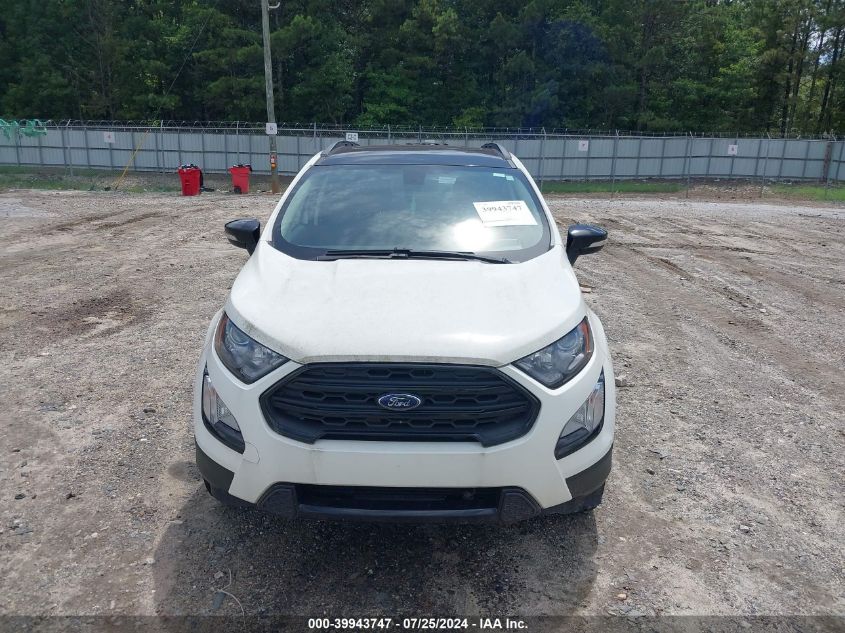 2021 Ford Ecosport Ses VIN: MAJ6S3JLXMC397404 Lot: 39943747