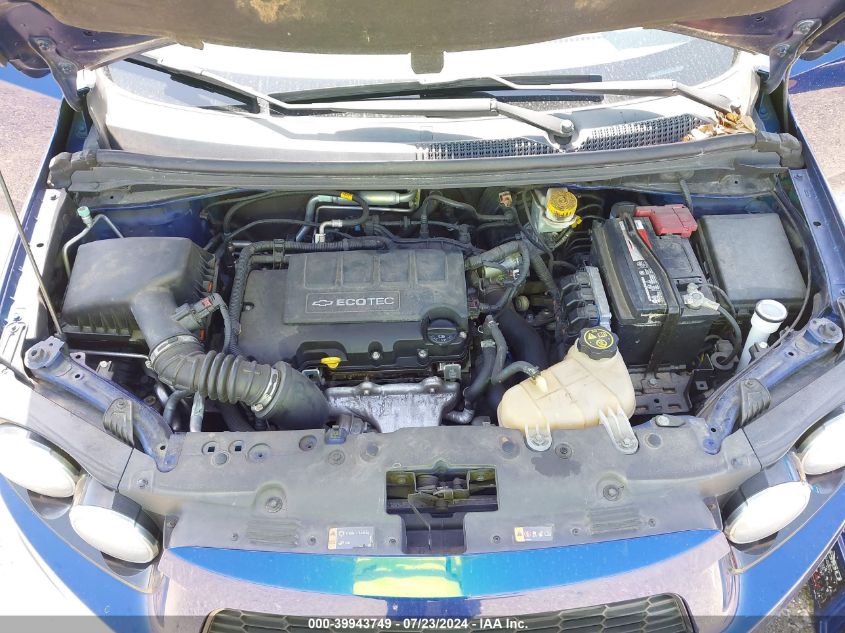 2014 Chevrolet Sonic Lt Manual VIN: 1G1JD6SB8E4141692 Lot: 39943749