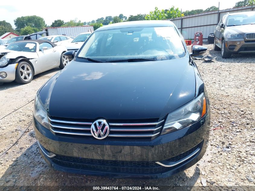 2012 Volkswagen Passat 2.5L Se VIN: 1VWBH7A31CC095798 Lot: 39943764