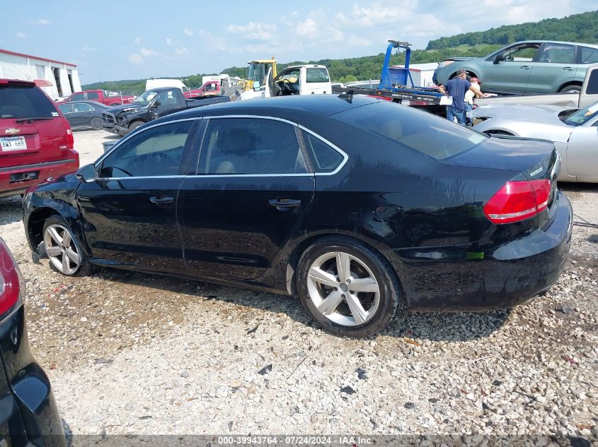 1VWBH7A31CC095798 2012 Volkswagen Passat 2.5L Se