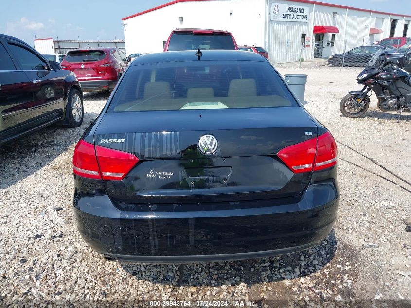 2012 Volkswagen Passat 2.5L Se VIN: 1VWBH7A31CC095798 Lot: 39943764