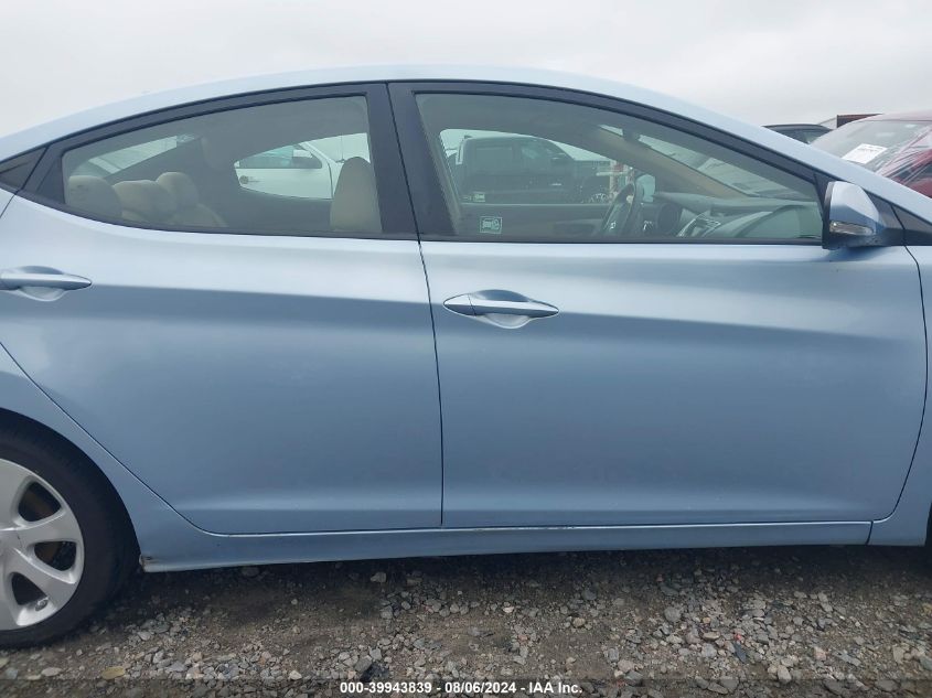 2011 Hyundai Elantra Limited (Ulsan Plant) VIN: KMHDH4AE9BU135514 Lot: 39943839