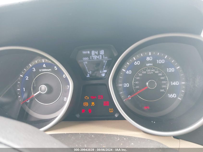 2011 Hyundai Elantra Limited (Ulsan Plant) VIN: KMHDH4AE9BU135514 Lot: 39943839