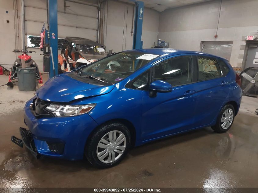 2017 Honda Fit Lx VIN: JHMGK5H51HS011867 Lot: 39943892