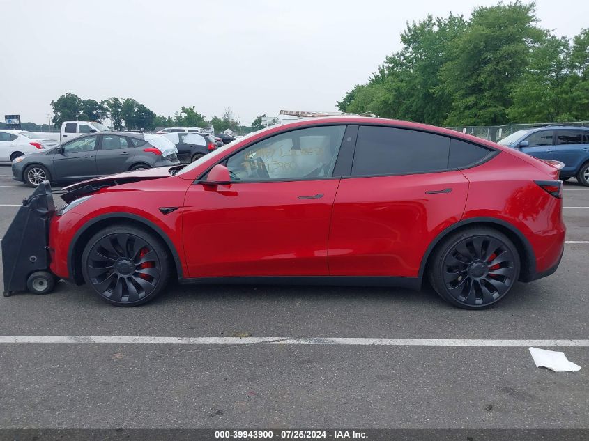 2023 Tesla Model Y Awd/Performance Dual Motor All-Wheel Drive VIN: 7SAYGDEF3PF963119 Lot: 39943900