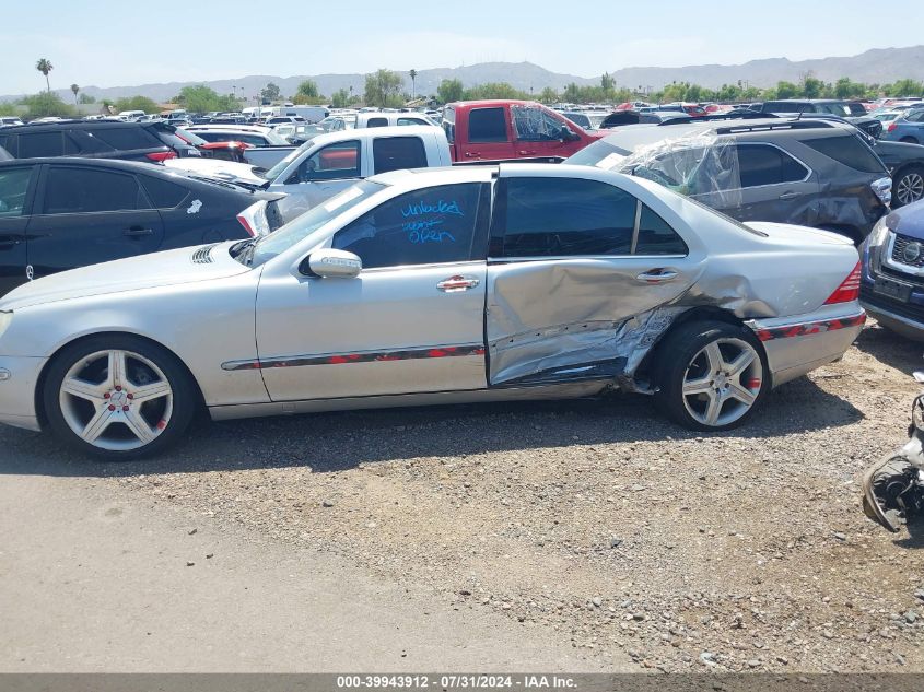 2003 Mercedes-Benz S 430 VIN: WDBNG70J43A334225 Lot: 39943912