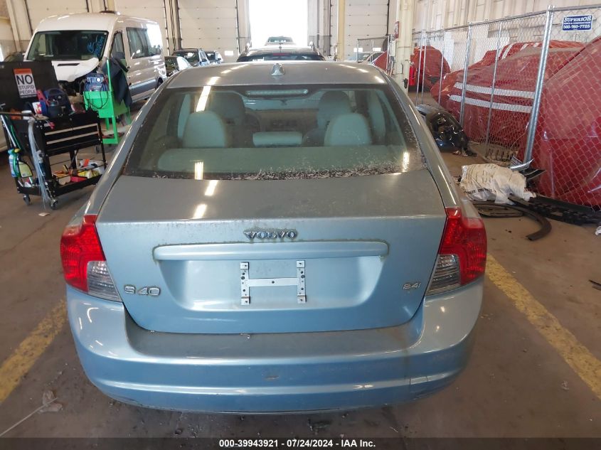 2008 Volvo S40 2.4I VIN: YV1MS390X82387666 Lot: 39943921