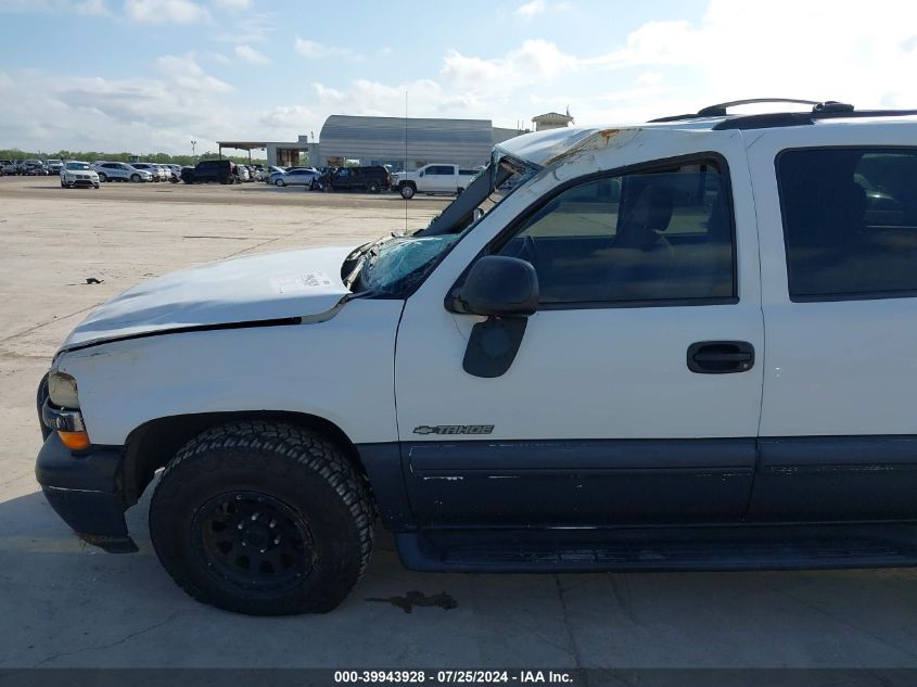2002 Chevrolet Tahoe Ls VIN: 1GNEC13Z52R265581 Lot: 39943928