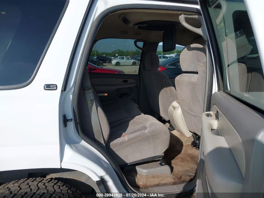 2002 Chevrolet Tahoe Ls VIN: 1GNEC13Z52R265581 Lot: 39943928