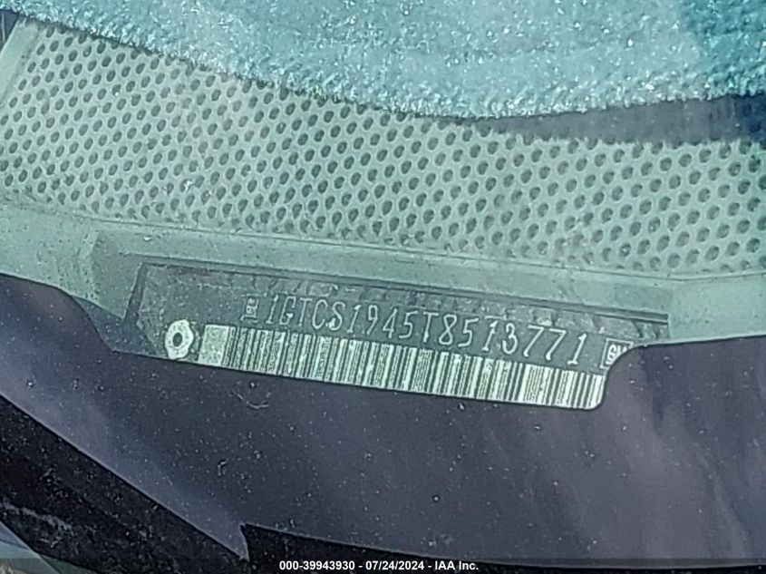 1996 GMC Sonoma VIN: 1GTCS1945T8513771 Lot: 39943930